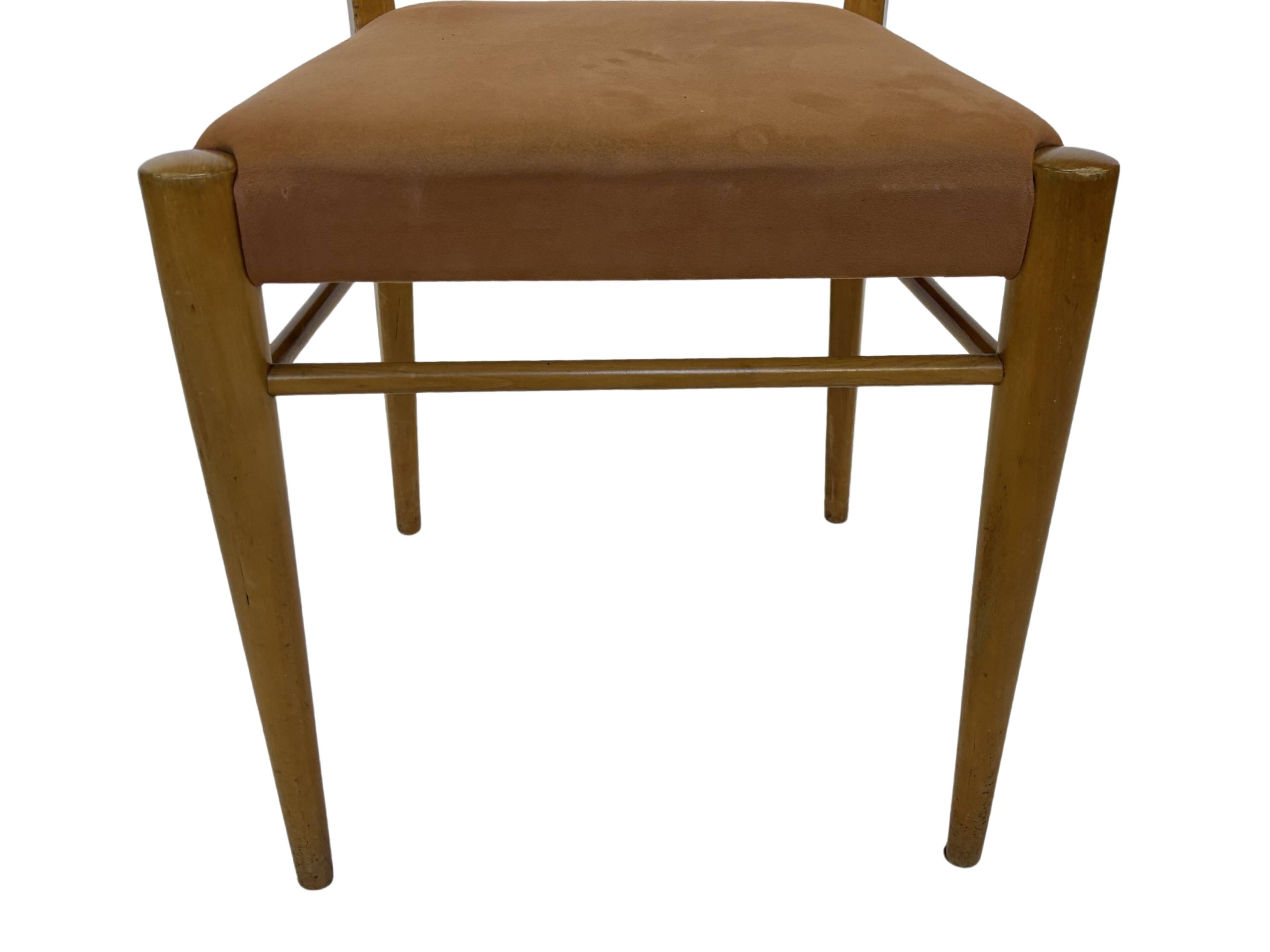 Set of 4 vintage chairs Cees Braakman Pastoe ST09 50's