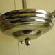 Lustre en opaline des années 1960