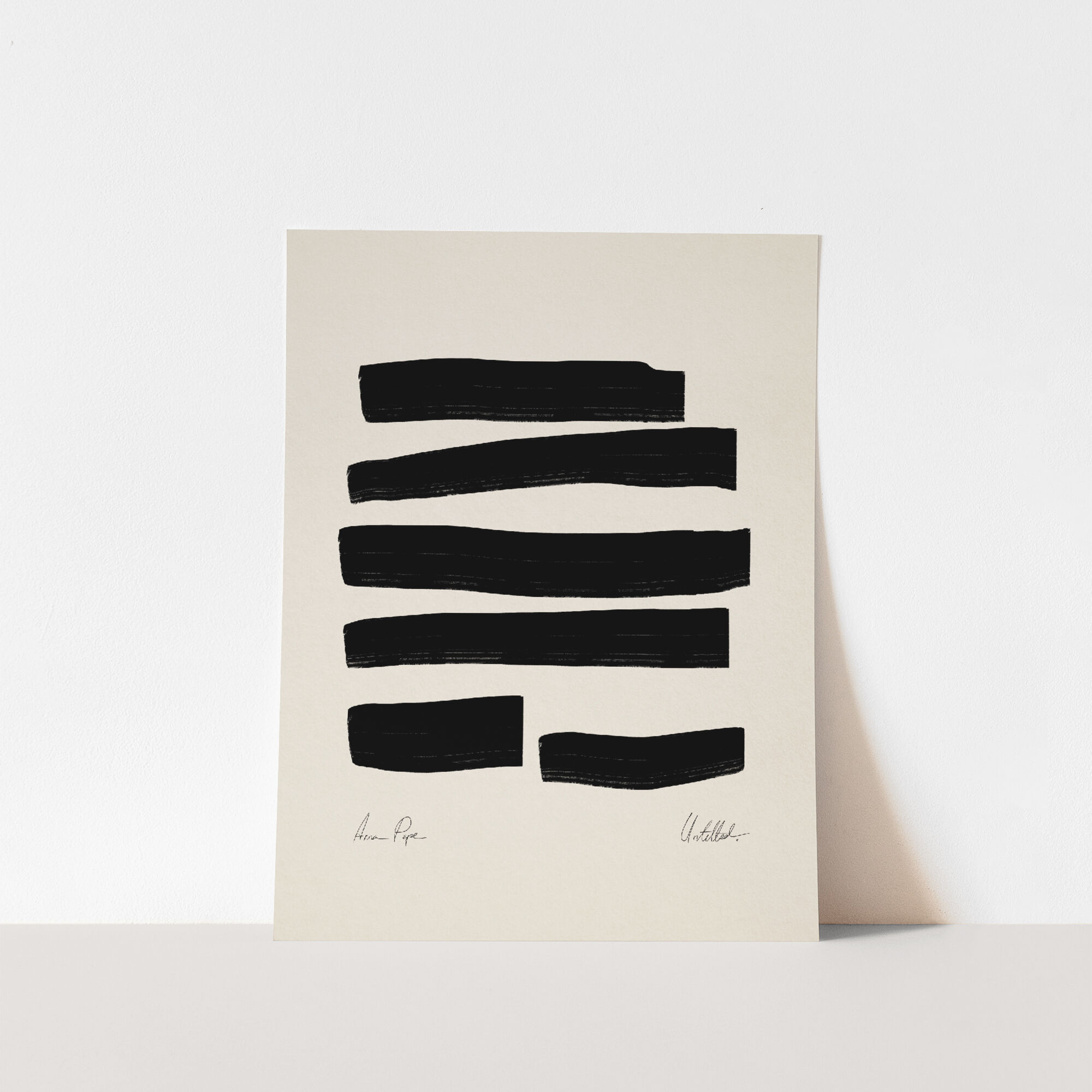 Impression d'art abstraite encadrée, impression giclée, 50 x 70 cm