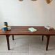 Vintage Scandinavian coffee table in rosewood.