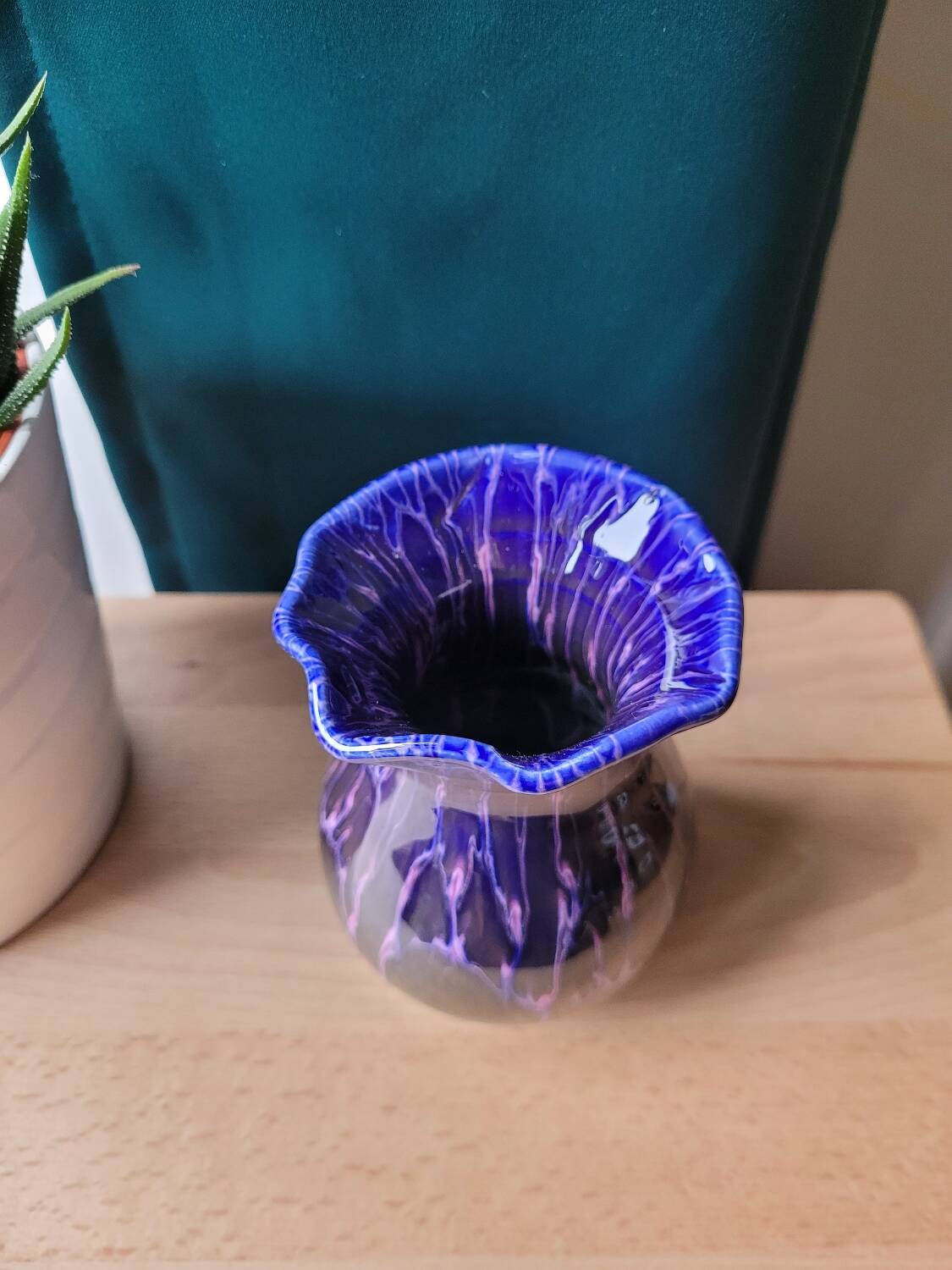 Enameled porcelain vase