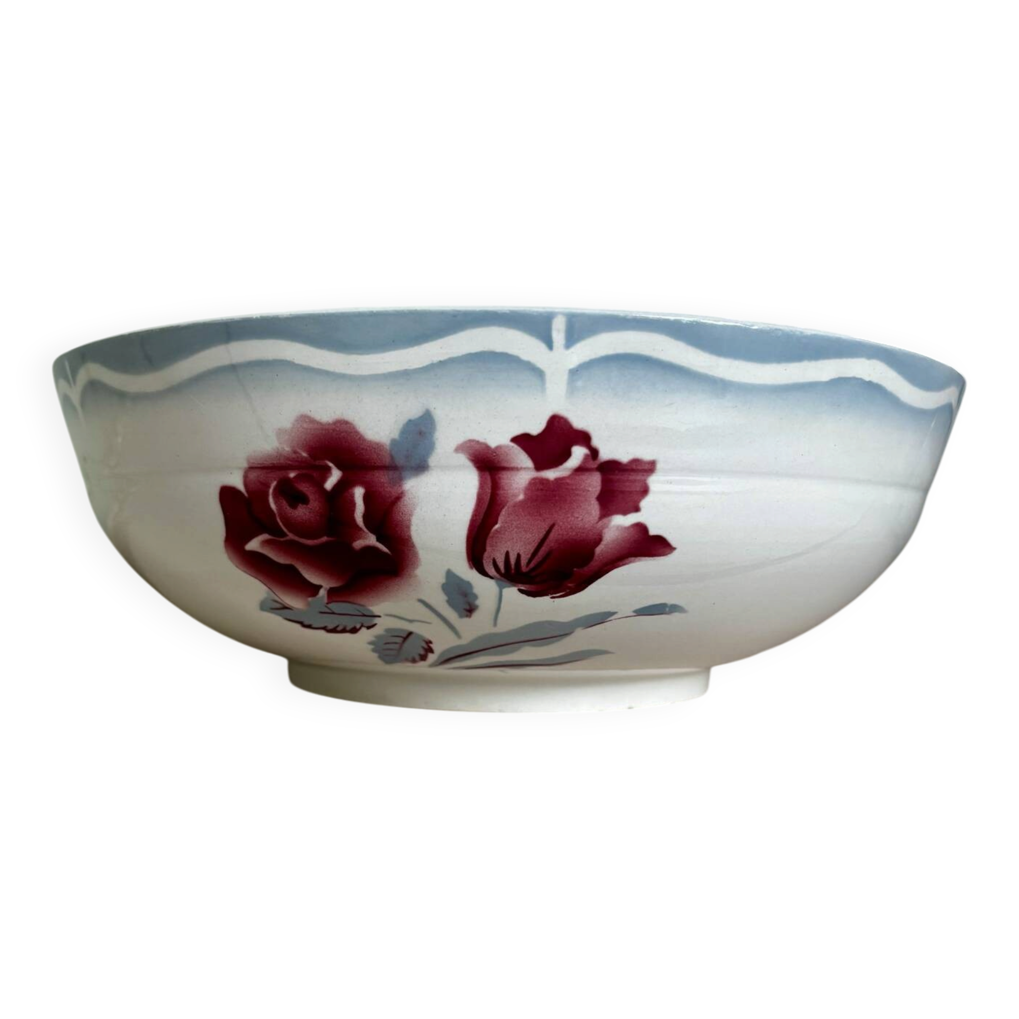 Old salad bowl Digoin Sarreguemines Alesia