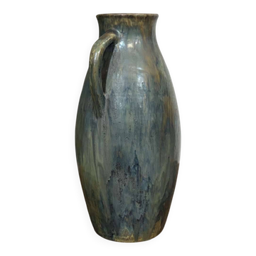 Large stoneware vase signed Léon Lempereur, work from the 1950s.