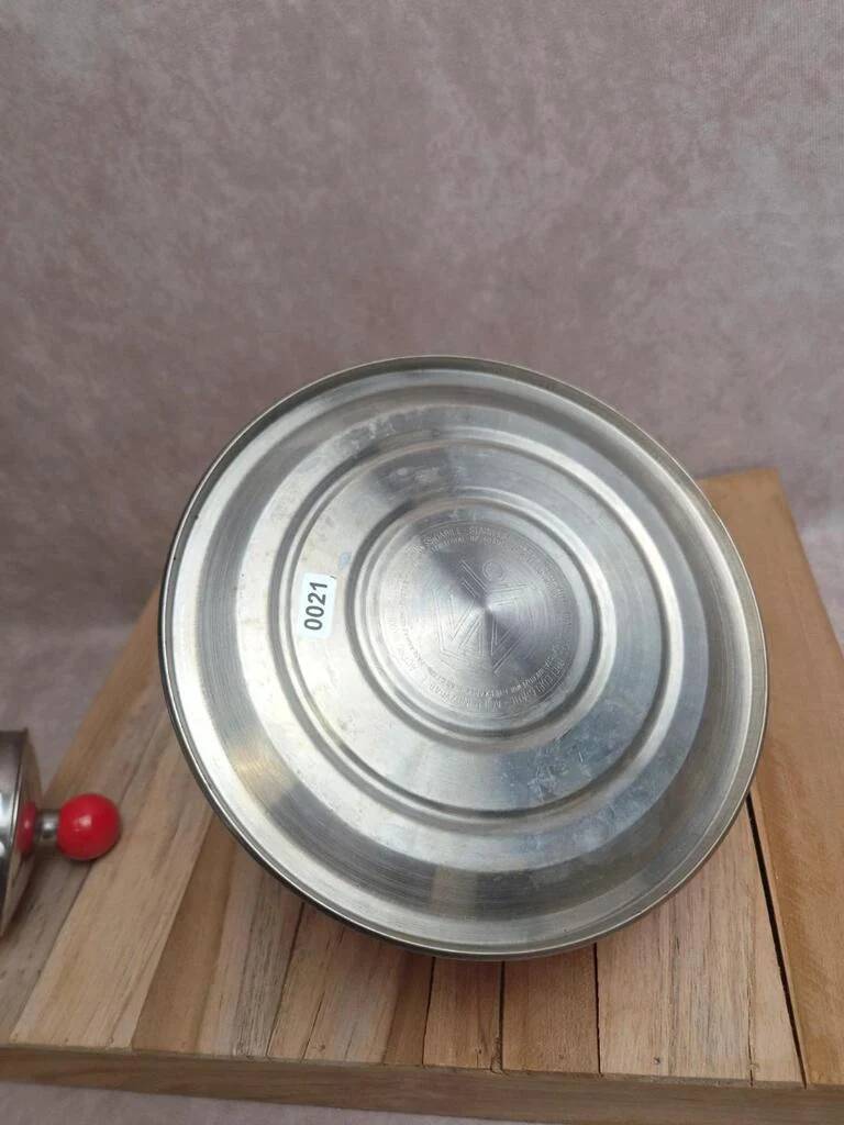 Vintage red stainless steel kettle – 2.5 L