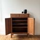 Massive pitch pine buffet