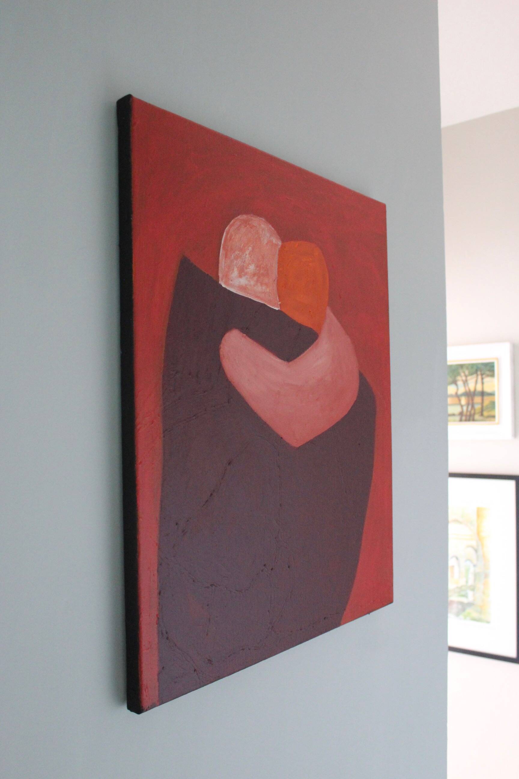 Here with you, stretched canvas signed.