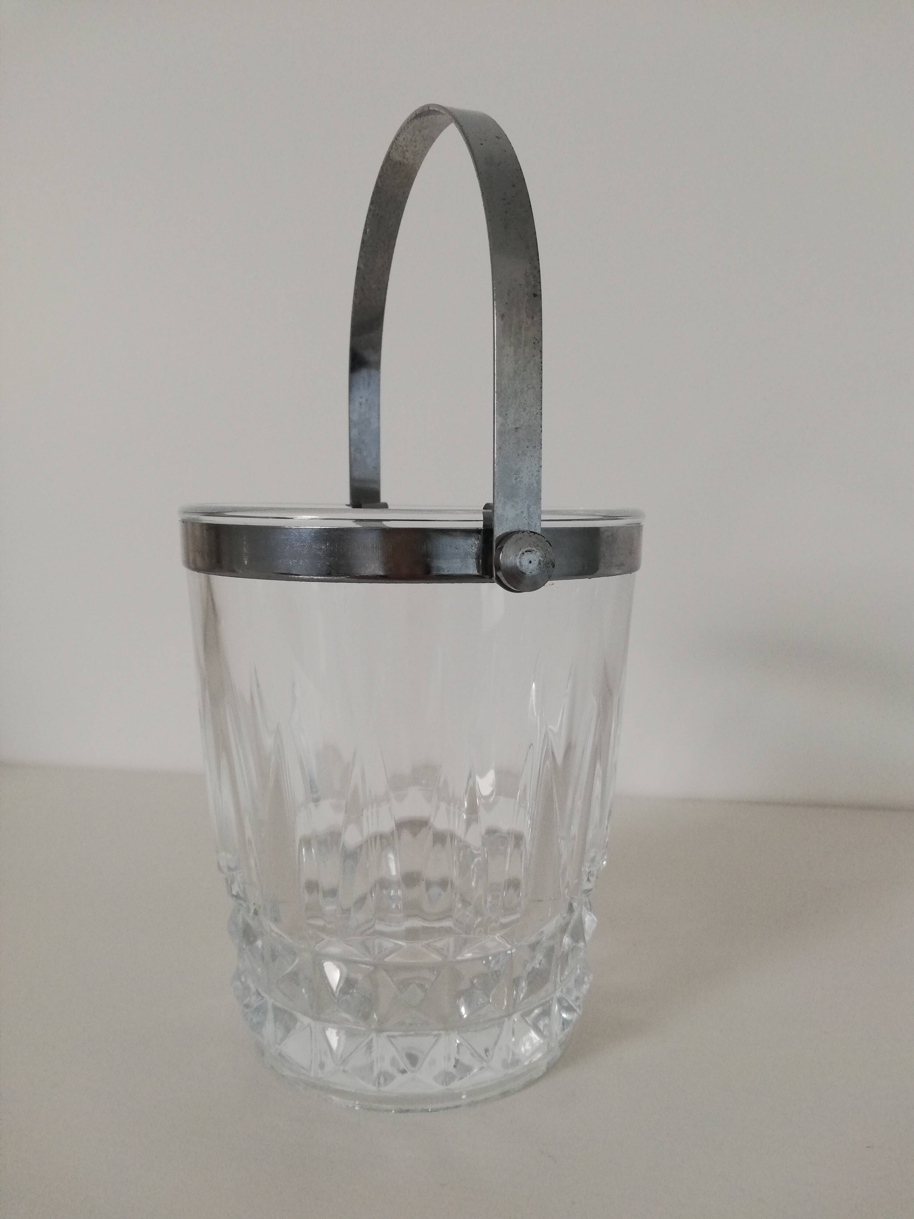 Vintage Arques crystal ice bucket