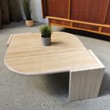Coffee table in travertine Roche Bobois