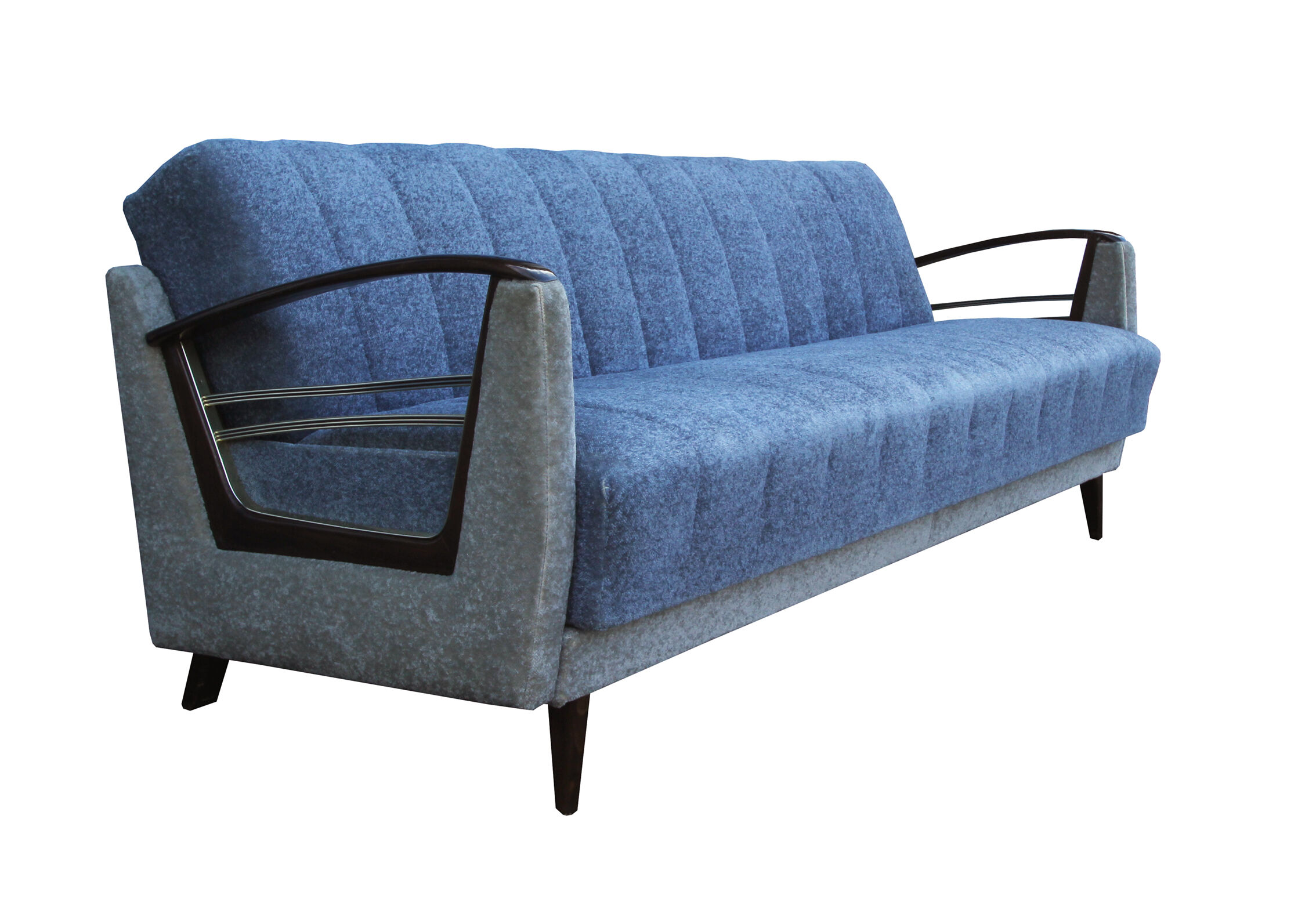 50s sofa in blue/beige