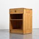 Nightstand made of solid pine, circa 1975.