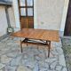 Table basse smorrebrod scandinave en teck vintage