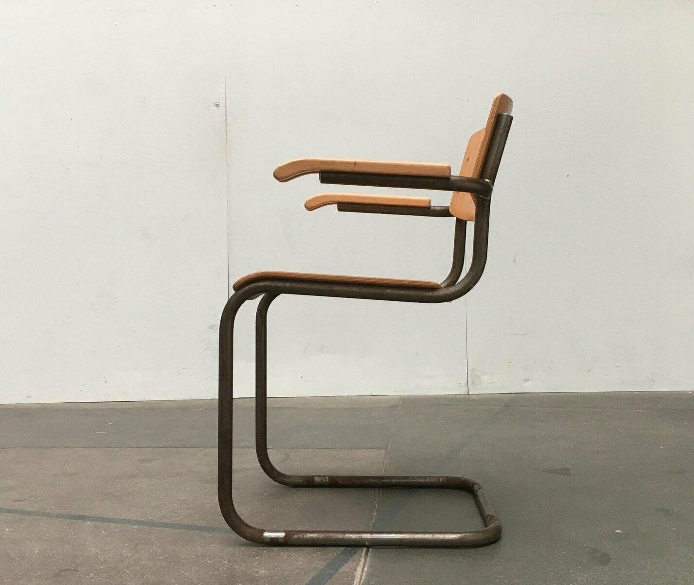 S43F cantilever chair Mid-Century by Mart Stam for Thonet, Germany, 1960s