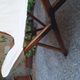 Fauteuil pliant modèle Tripolina en bois, fer et tissu pour Citterio, années 1970.