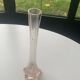 Soliflore vase in pastel pink glass with old art deco facets