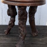Brutalist tripod stool