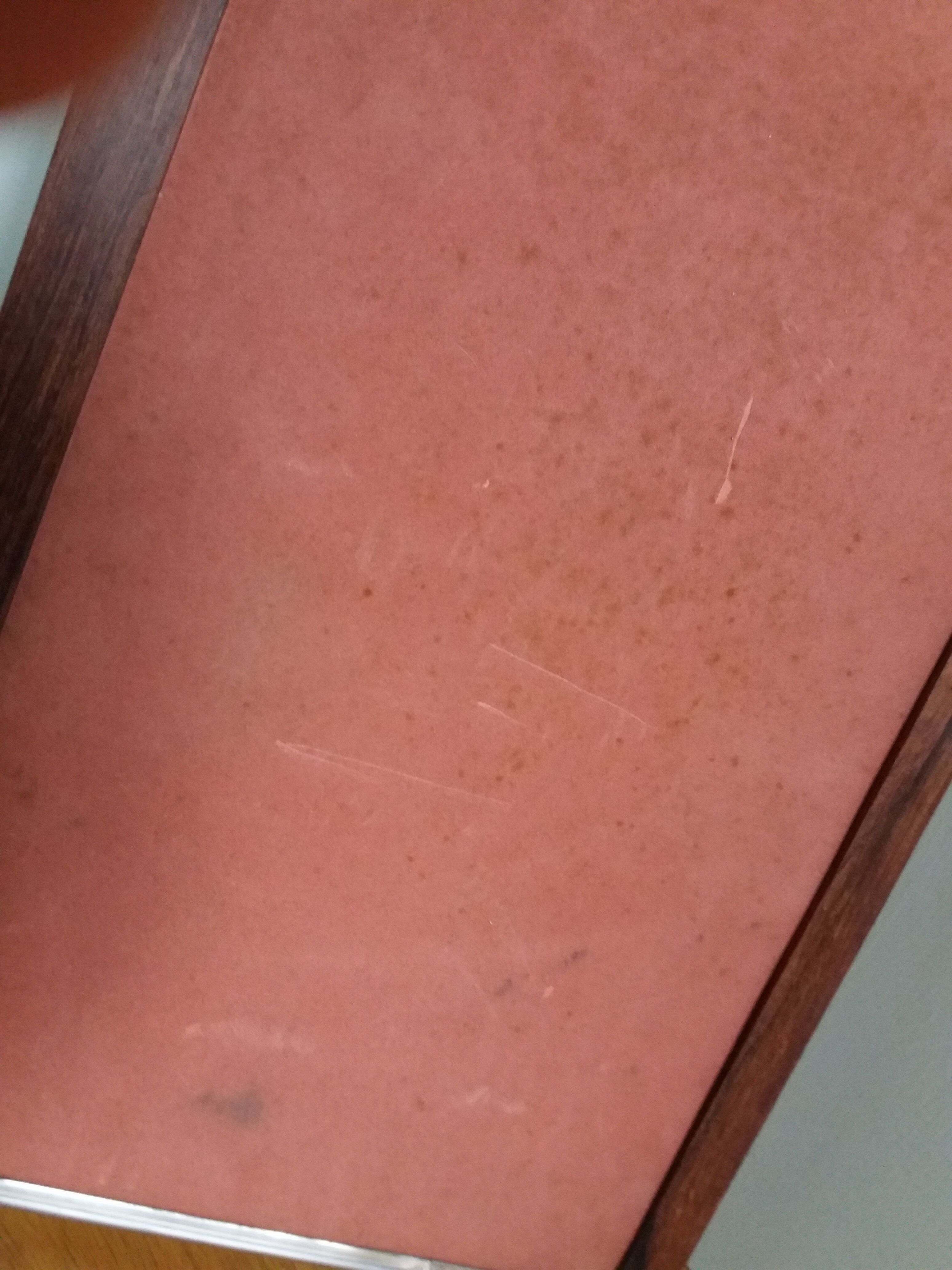 Art deco rectangular mirror top