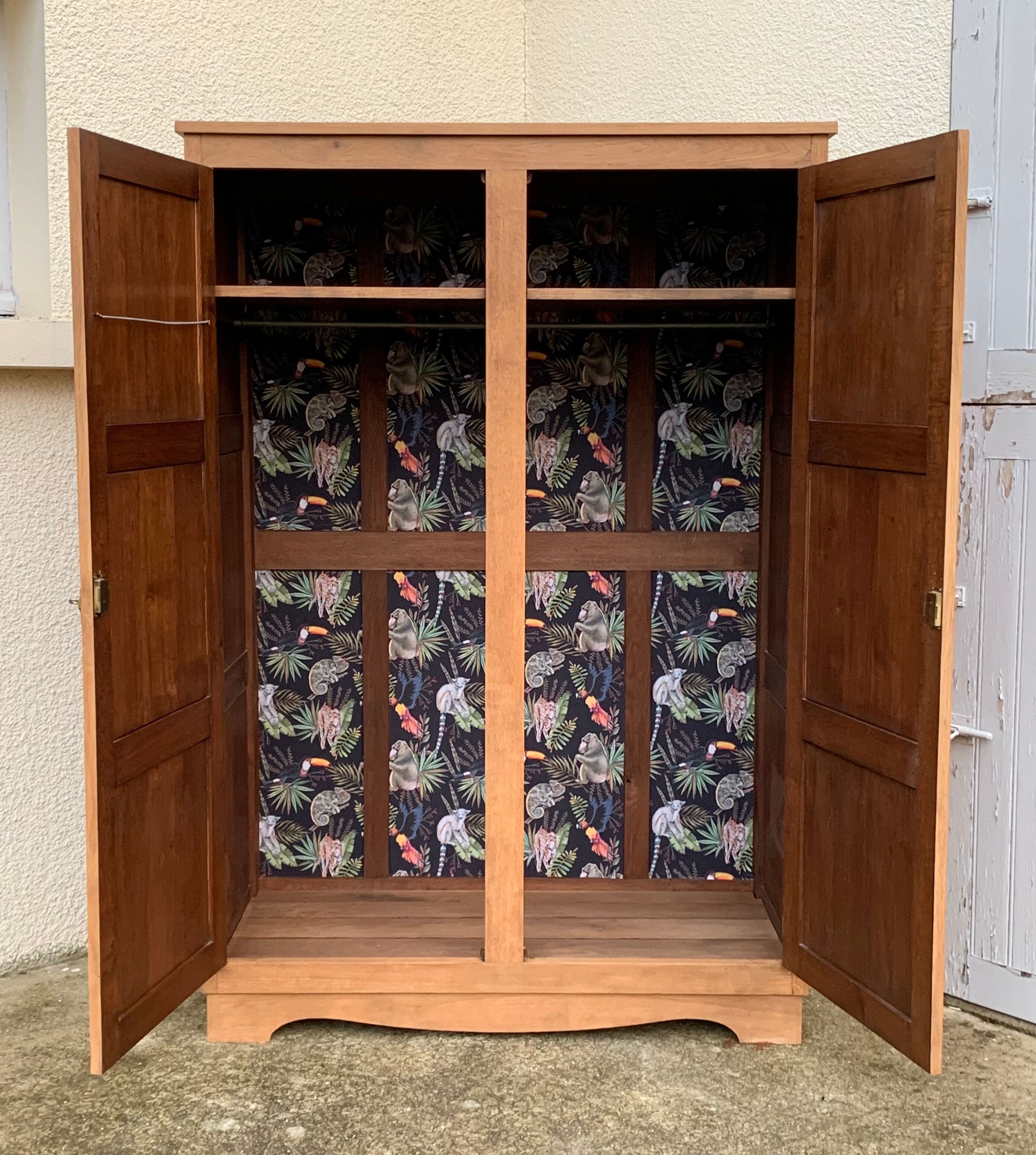 Vintage cabinet 1950 solid oak