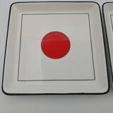 2 Tokyo Gien square plates