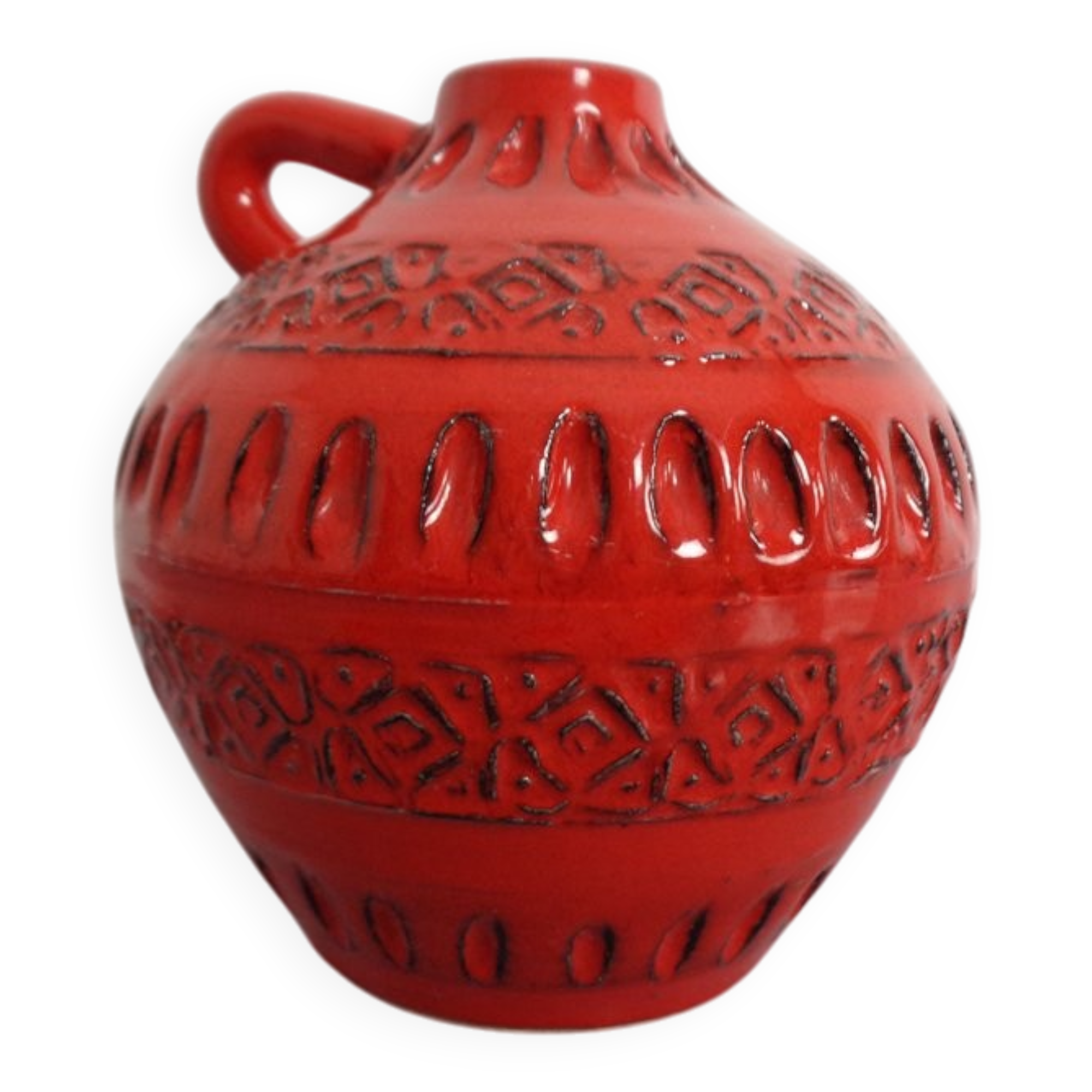 Ceramic vase by Aldo Londi for Bitossi, 1960s