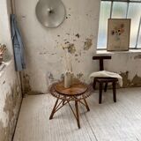 Table basse rotin « soleil »