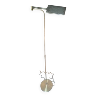 Adjustable reading floor lamp from the 1970s/80s