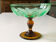 Footed glass bowl
