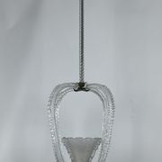 Ercole Barovier Murano glass pendant lamp Italy 1930s