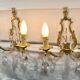 Pair of Wall Lamp Bronze And Crystal 2 Lights