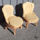 2 small toad armchairs