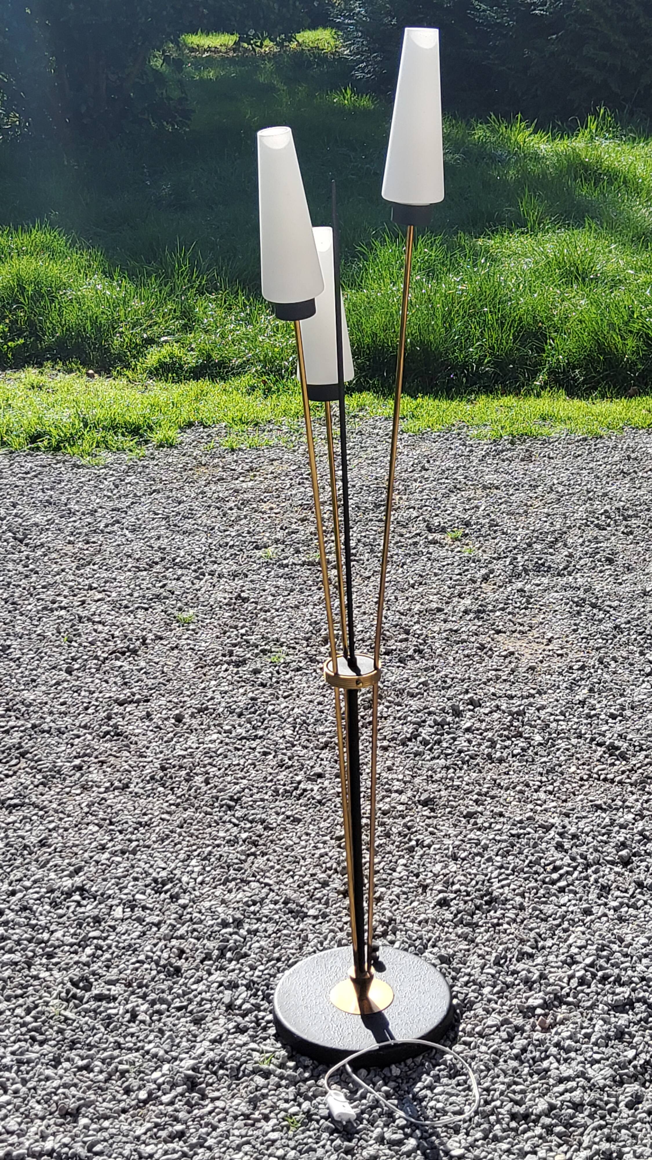 Vintage floor lamp from the 60s from Lunel