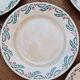 Lot De 7 Assiettes Plates Modèle Houx HB