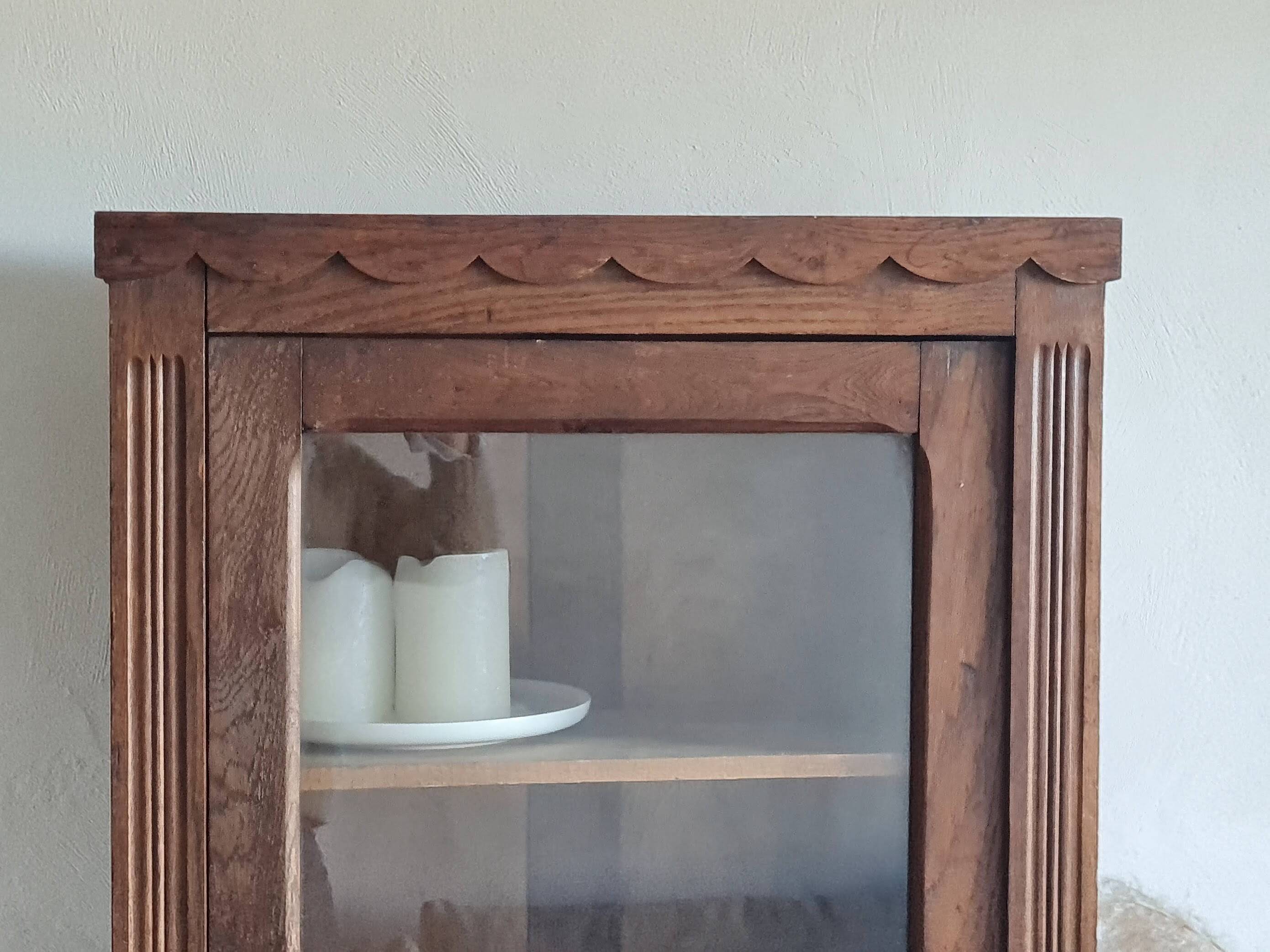 Glass-fronted Parisian wardrobe