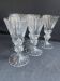 6 verres Daum service Florentin, fin XIXème