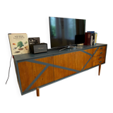 Restored vintage 60s low sideboard