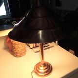 Red copper table lamp 1920/30's