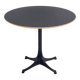 George Nelson Black Pedestal Table by Vitra