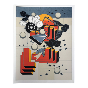 Lithographie d'alain