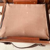 6 black chairs by Gunther Hoffstead for Uniflex - 1960's