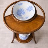 Antique washstand W. Baumann & Co with basin and jug – Earthenware