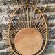 mirror glass sun Mid-Century in Bamboo & Rush, Vintage - No. 2
