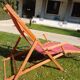 Restored deckchair