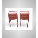 Pair of antique bedside tables