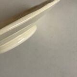 Sarreguemines ivory ivory pastry plate with godrons