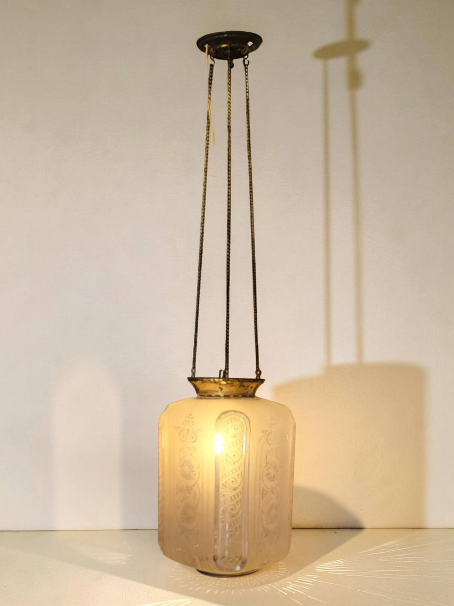 Suspension / Art Deco Lantern
