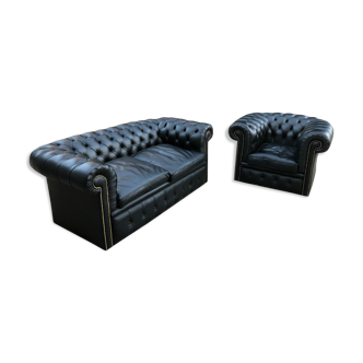 Sofa and armchair Chesterfield