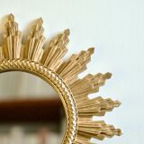 1970s Italian Gold Sun Mirror
