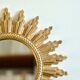 1970s Italian Gold Sun Mirror