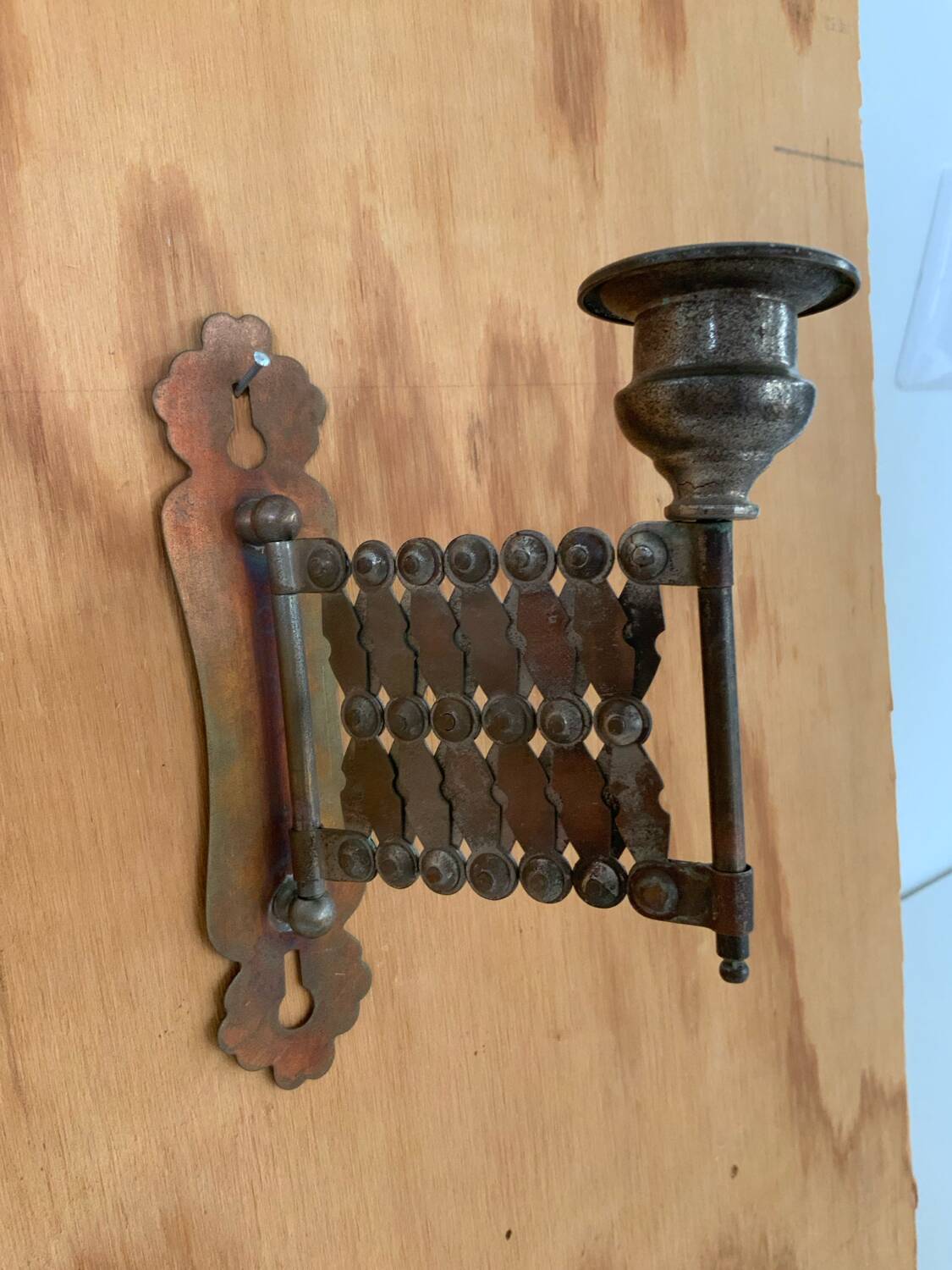 Old wall candle holder