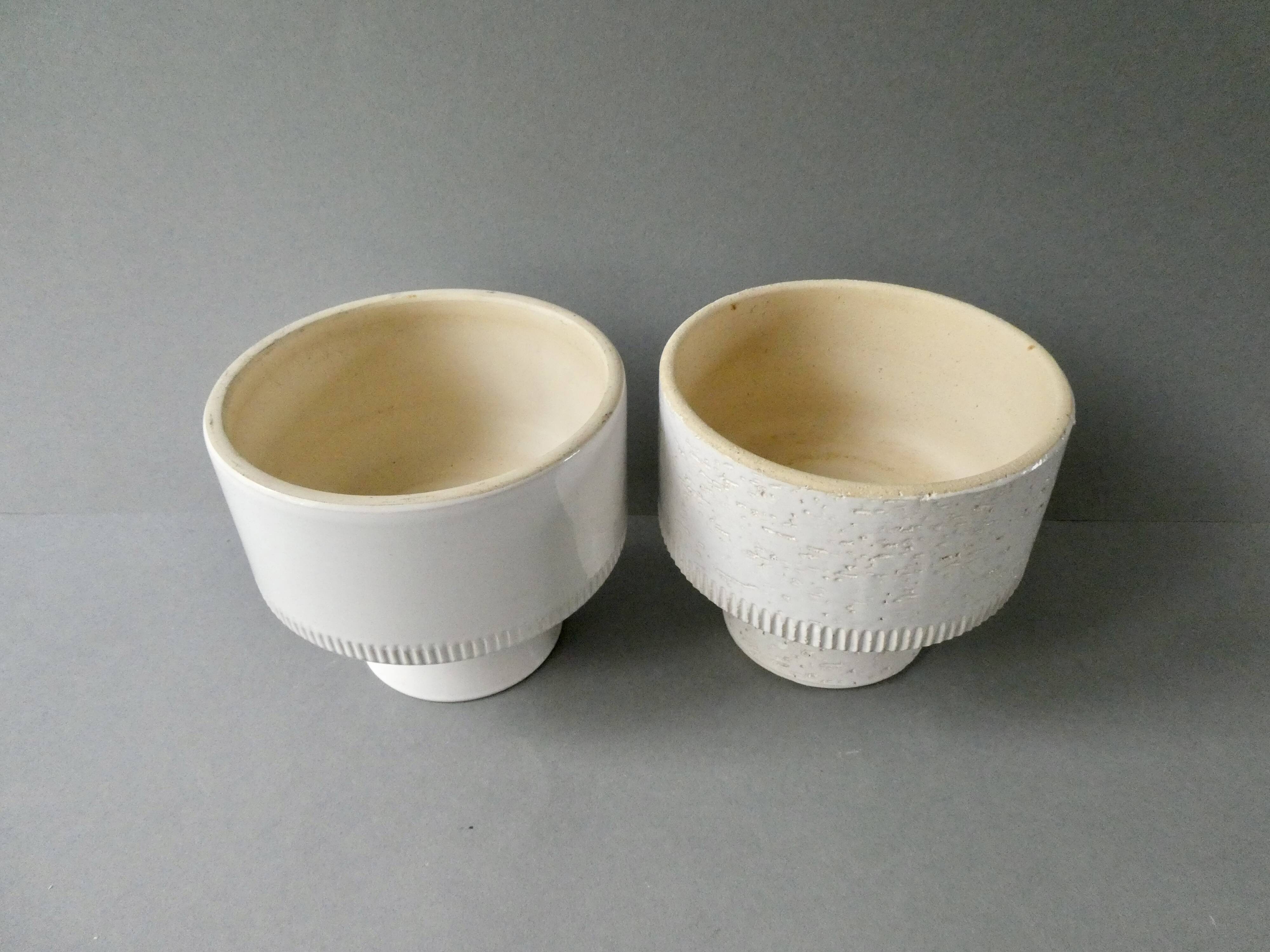 Pair of ceramic bowls, 1960s