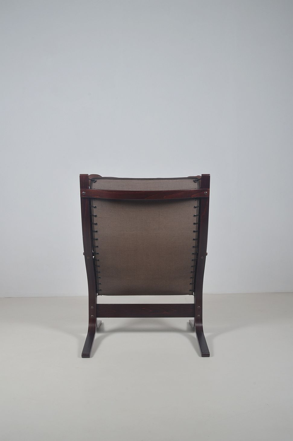 Norwegian lounge chair with ottoman designed by Ingmar Relling, 1960s